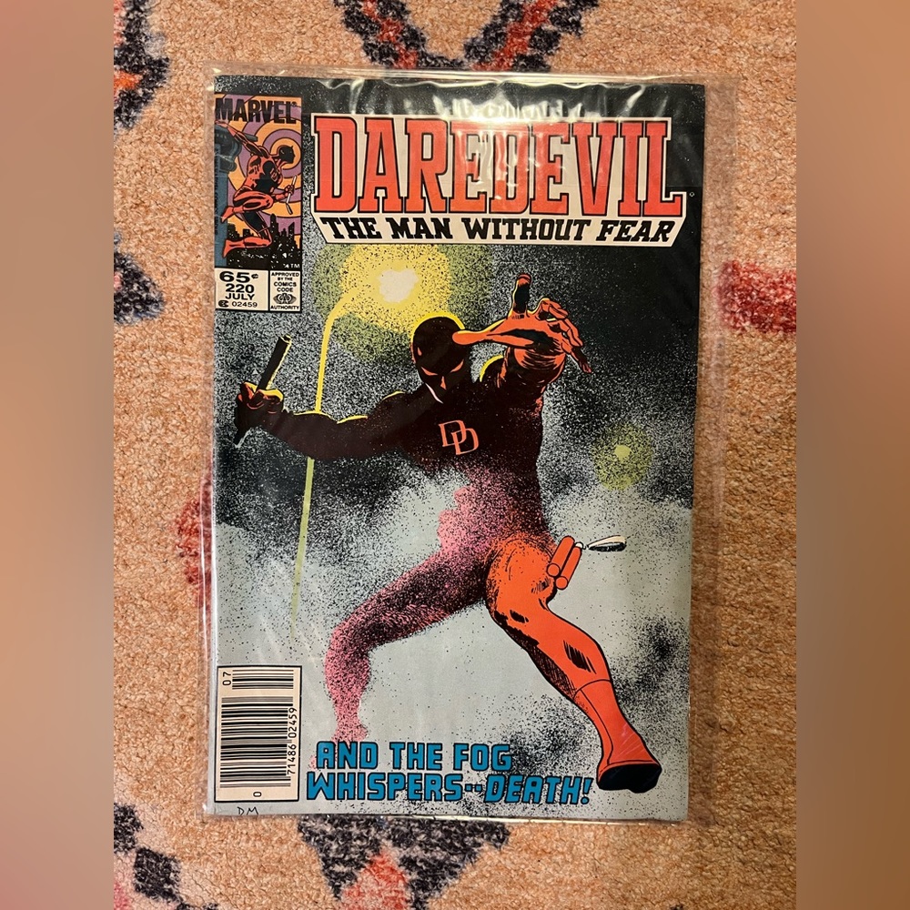 DAREDEVIL #220, marvel comics